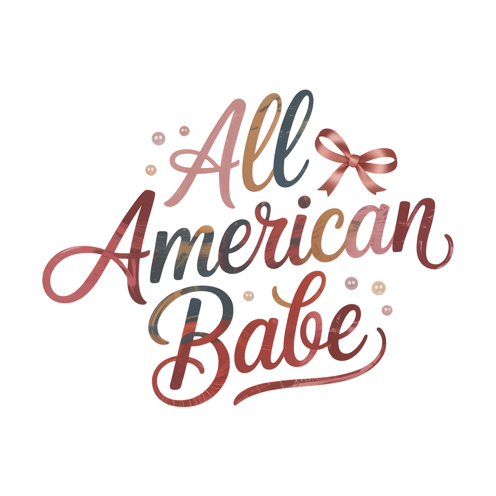 All American Babe DTF transfer