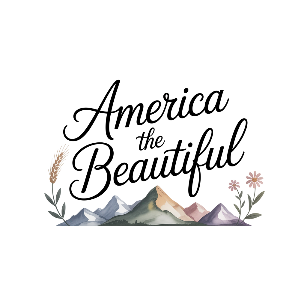 America the Beautiful DTF transfer
