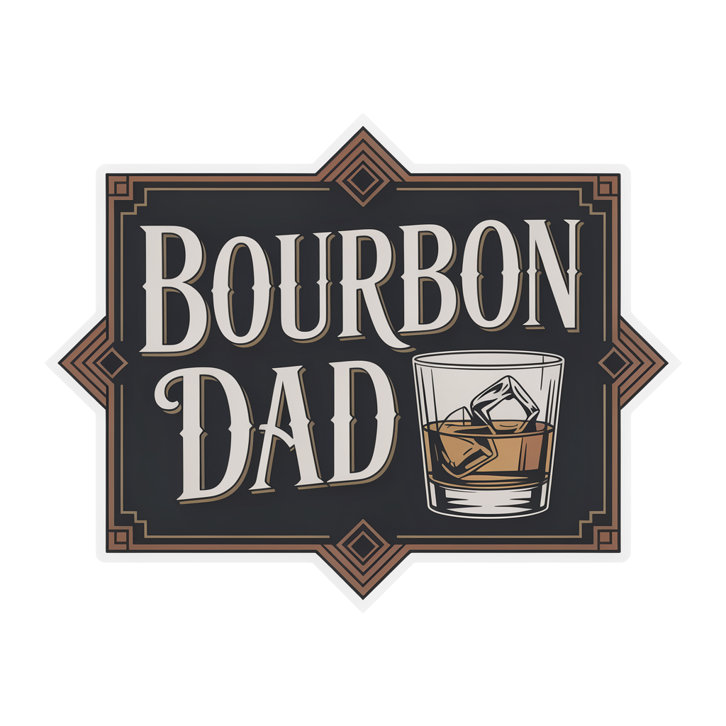 Bourbon Dad DTF transfer