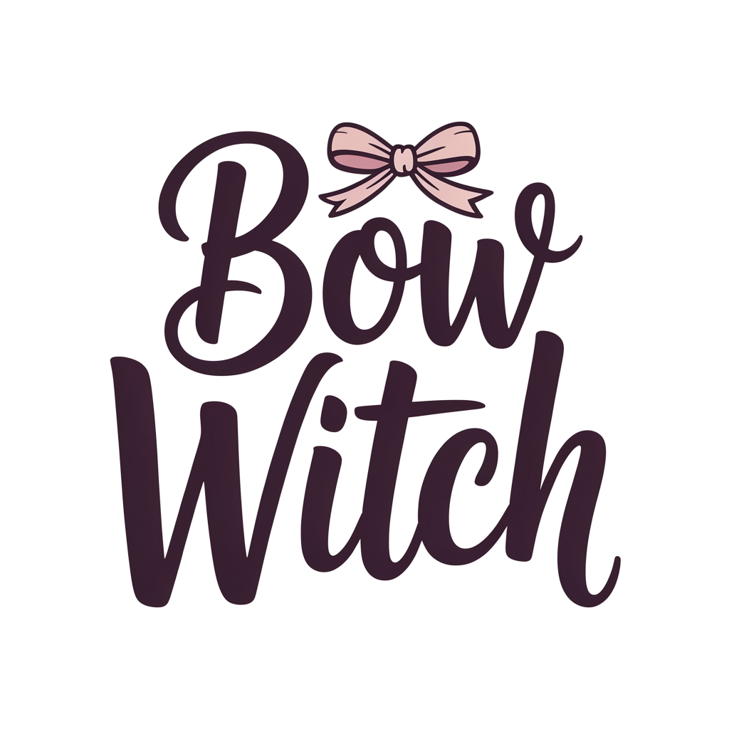 Bow Witch DTF transfer