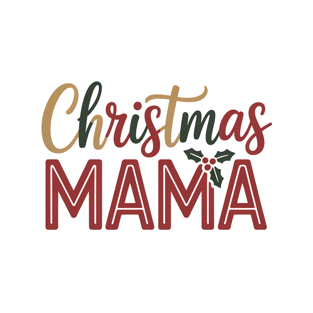 Christmas Mama DTF transfer