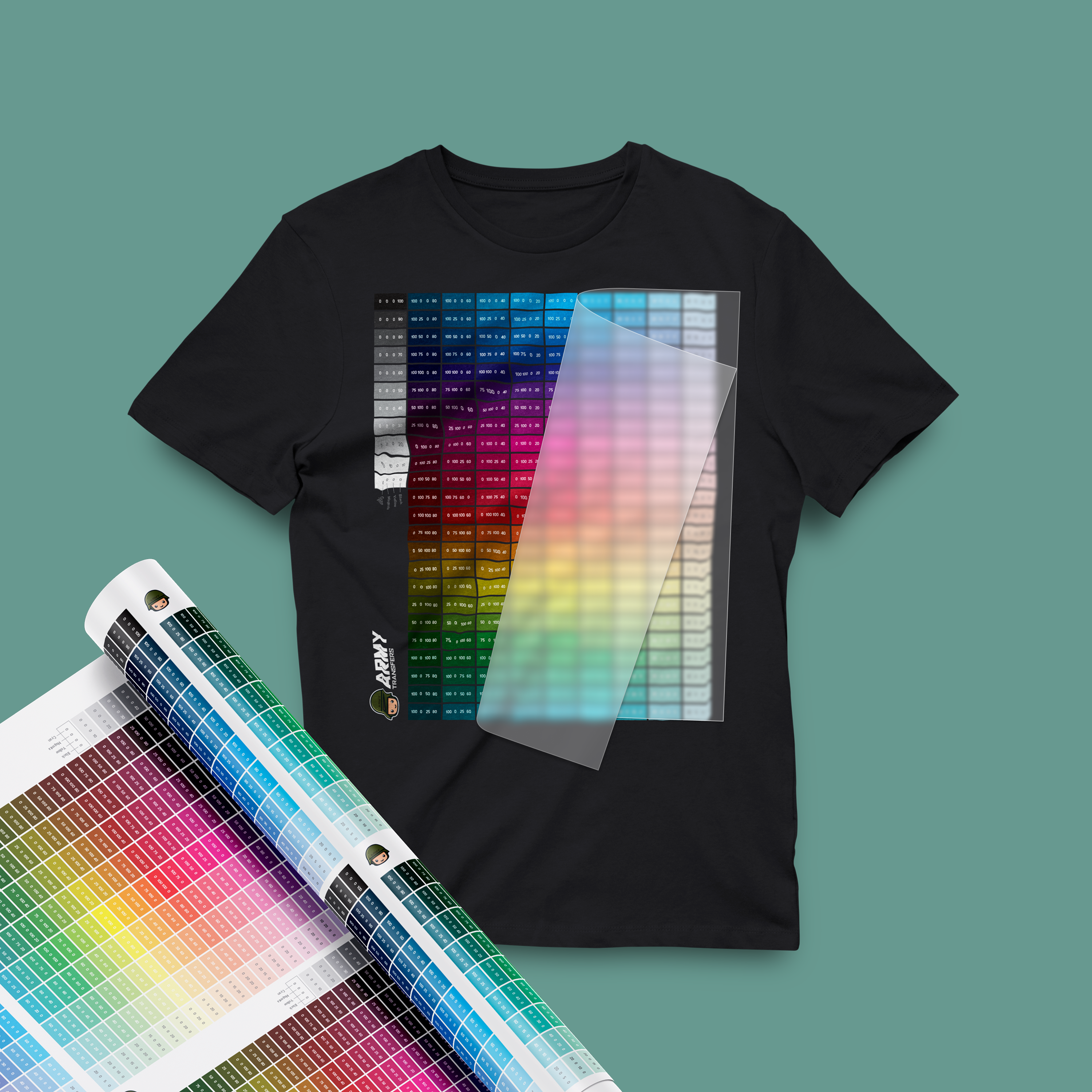 DTF color matching system