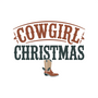 Cowgirl Christmas DTF transfer