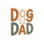 Dog Dad DTF transfer