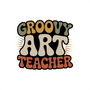 Groovy Art Teacher DTF transfer