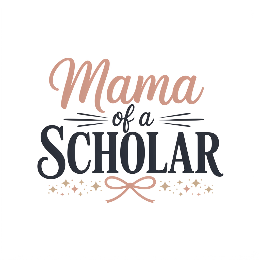 Mama of a Scholar DTF transfer