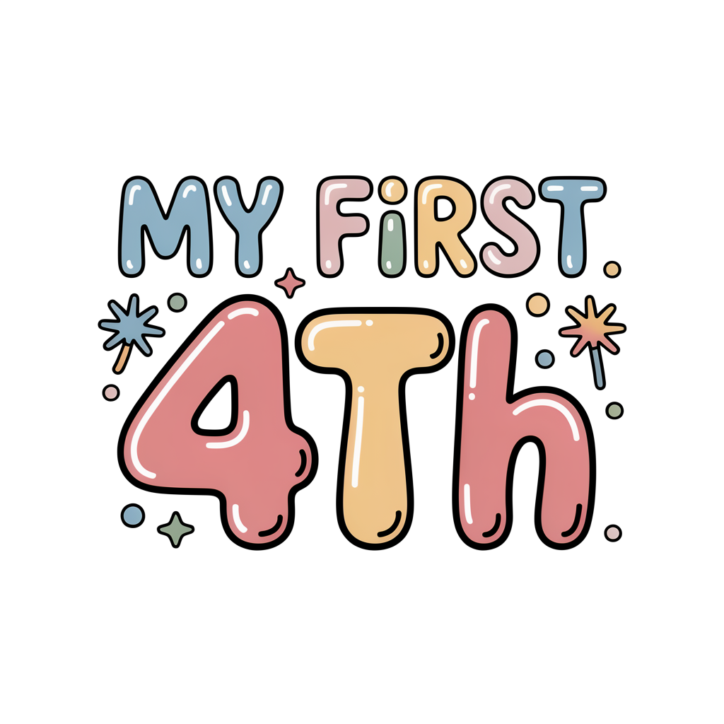 My First 4th DTF transfer