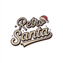 Retro Santa DTF transfer