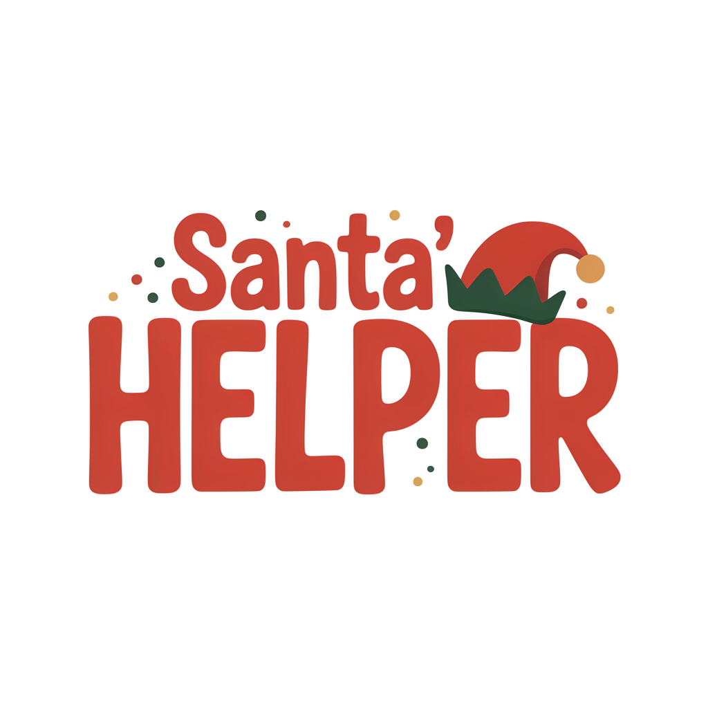 Santa's Helper DTF transfer