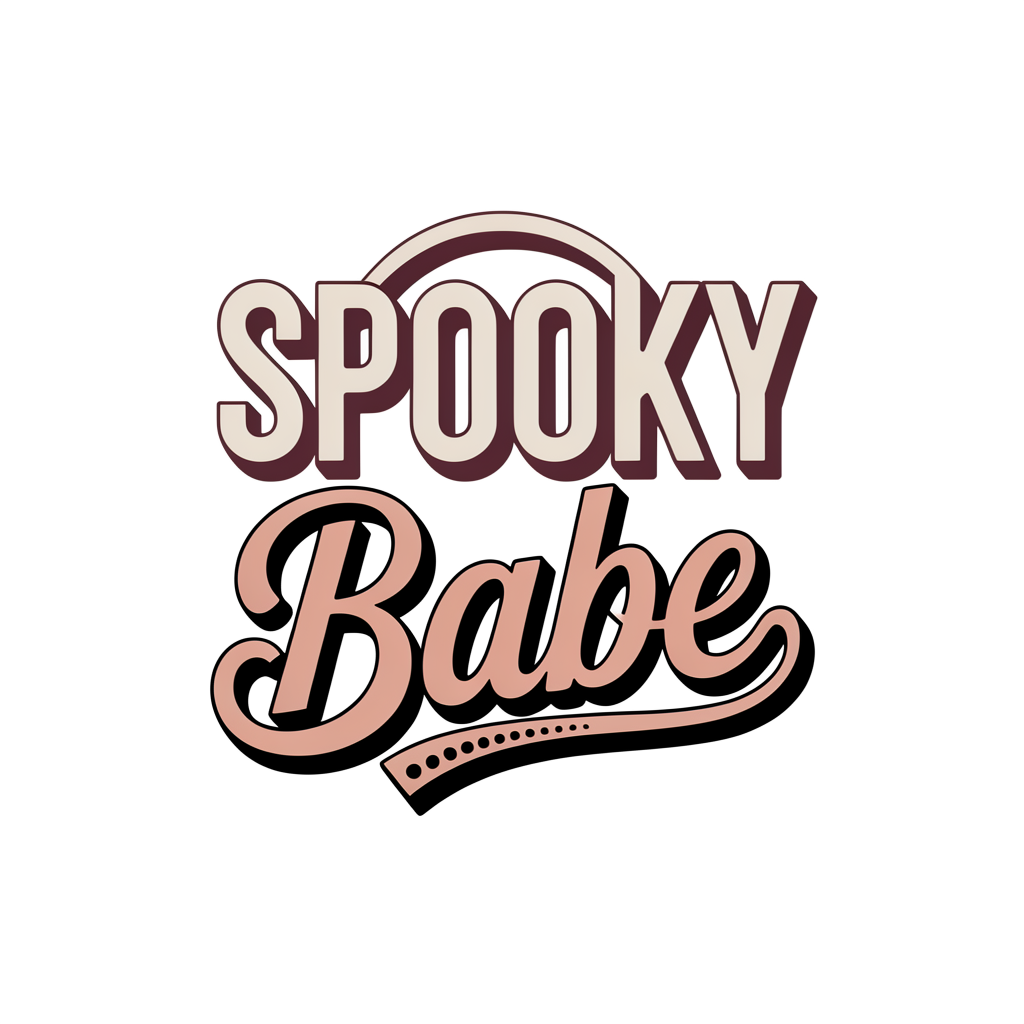 Spooky Babe DTF transfer