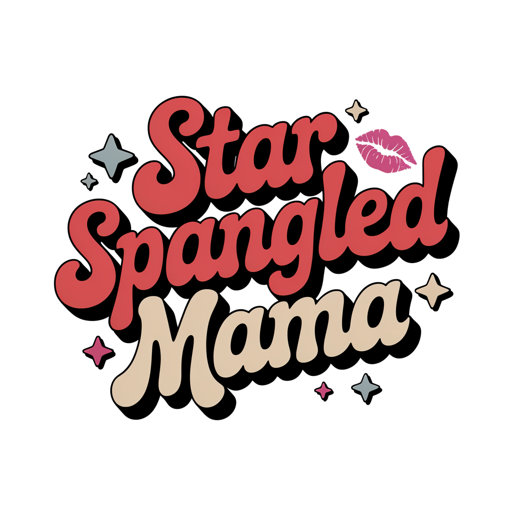 Star Spangled Mama DTF transfer