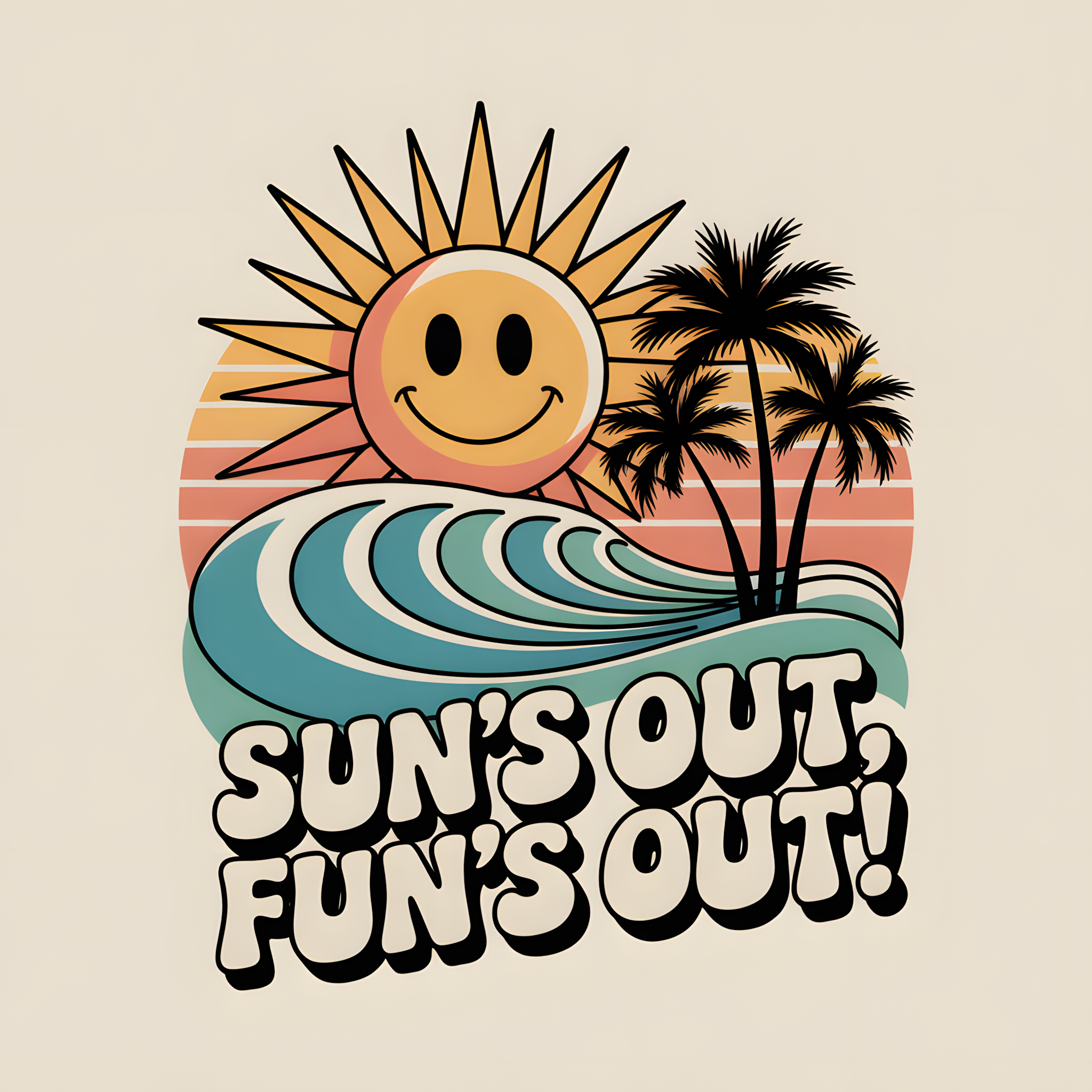 Sun’s Out, Fun’s Out – Single DTF Transfer