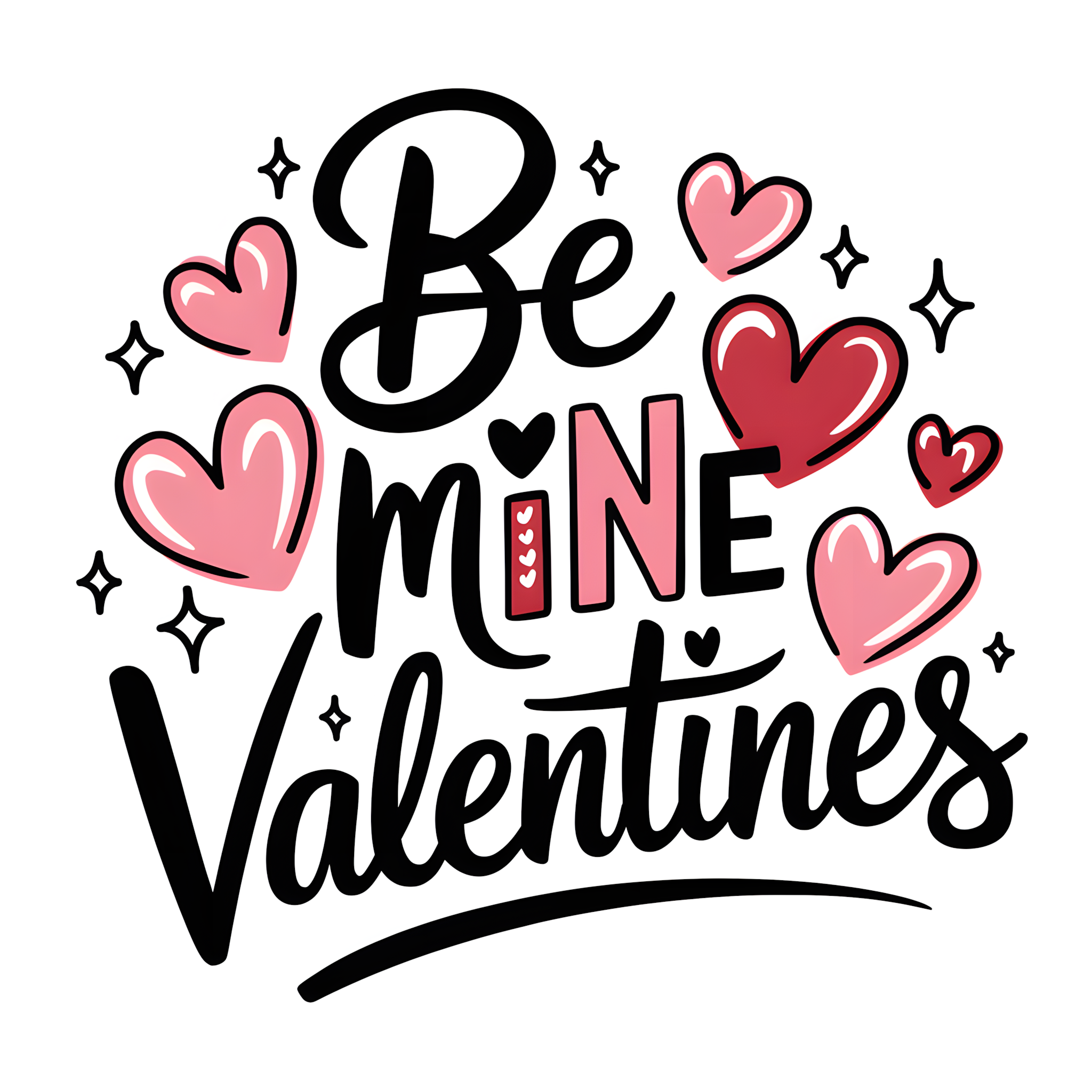 Be Mine Valentines – Single DTF Transfer